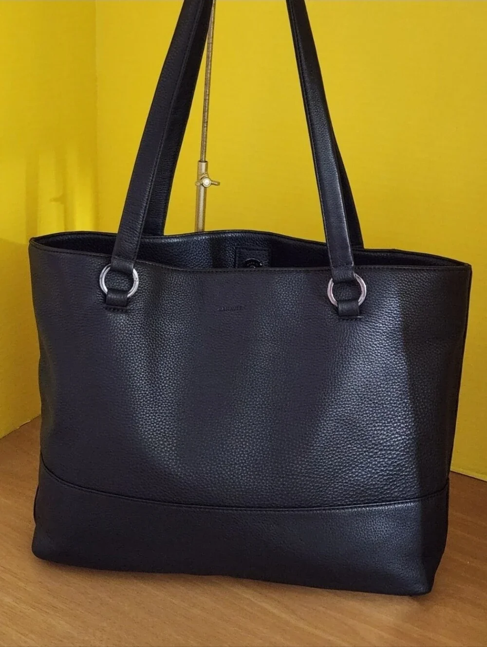 Hammitt Classic Black Leather  Anderson Tote Bag